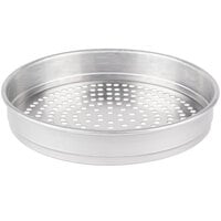 American Metalcraft SPHA5006 6" x 2" Super Perforated Heavy Weight Aluminum Straight Sided Pizza Pan