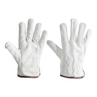 Cordova Standard Grain Cowhide Leather Driver's Gloves with Wraparound Forefingers
