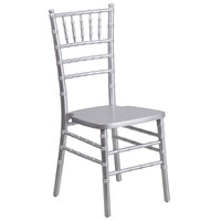 Flash Furniture XS-SILVER-GG Hercules Silver Chiavari Hardwood Stacking Chair