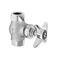 Fisher 2933 1/2" Right Hand Exposed Stop with Swivel Stem and Cross Handle