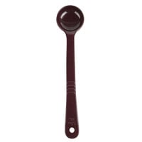Carlisle 395801 Measure Misers 1.5 oz. Reddish Brown Acetal Long Handle Portion Spoon