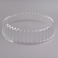 Fineline DDOS916.L Platter Pleasers 16" x 11" Clear Plastic Oval Dome Lid - 50/Case