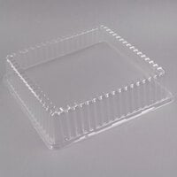 Fineline DDSQ1414.L Platter Pleasers 14" x 14" Clear Plastic Square Dome Lid - 40/Case