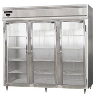 Continental DL3RE-SA-GD 86" Glass Door Extra Wide Reach-In Refrigerator