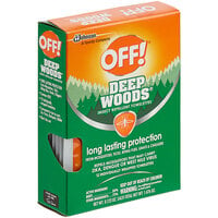 SC Johnson OFF!® 611072 Deep Woods® Insect Repellent Towelettes - 12/Box