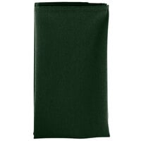 Intedge Hunter Green 100% Polyester Cloth Napkins, 20" x 20" - 12/Pack