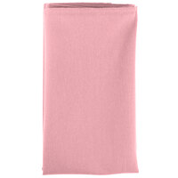 Intedge Pink 65/35 Polycotton Blend Cloth Napkins, 18" x 18" - 12/Pack