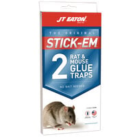 JT Eaton 155N Stick-Em Large Rat and Mouse Glue Trap   - 2/Pack