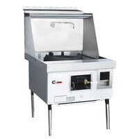 Town Y-1-SS-N-20 York™ Single Chamber Natural Gas Wok Range with 20" Cantonese Chamber - 116,000 BTU