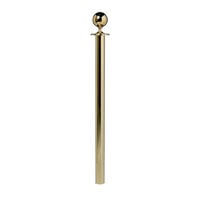 American Metalcraft RSCLGOA1 40" Gold-Plated Crowd Control / Guidance Stanchion Post