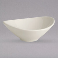 Homer Laughlin HL110400 12 oz. Unique Ivory (American White) China Butterfly Bowl - 12/Case