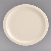 Homer Laughlin by Steelite International HL158800 12 1/8" Unique Ivory (American White) China Newell Plate - 12/Case