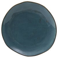 Tuxton GGE-005 TuxTrendz Artisan Geode Azure 9" China Plate - 24/Case