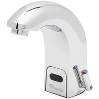 T&S EC-3142-HG ChekPoint Deck Mounted Hands-Free Sensor Faucet with 5" Rigid Cast Nozzle, 2.2 GPM Vandal Resistant Aerator, and Hydro-Generator Power Supply