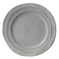Elite Global Solutions D750ST Della Terra Melamine Stoneware 7 1/2" Granite Irregular Round Plate - 6/Case