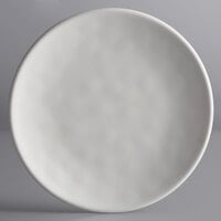 Elite Global Solutions RT8R-OW Tenaya 8" Off White Round Melamine Plate   - 6/Case