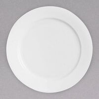 Chef & Sommelier R1003 Infinity 9 5/8" White Bone China Dinner Plate by Arc Cardinal   - 24/Case