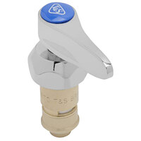 T&S 012447-25NS Cerama Cartridge with Check Valve, Left to Close Lever Handle, and Blue Index