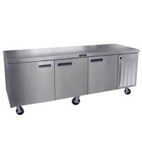 Delfield 186114BUCMP 114" ADA Height Undercounter Refrigerator with 4" Casters