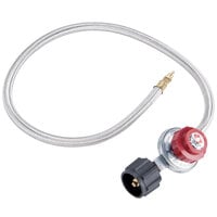 Backyard Pro 37" Stainless Steel Gas Connector Hose and 10 PSI LP Regulator - Male Connection
