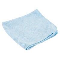 Rubbermaid 1820579 HYGEN Sanitizer Safe 12" x 12" Blue Microfiber Cloth - 24/Pack