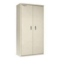 FireKing CF7236D 36" x 19 1/4" x 72" Parchment UL Class 350 Storage Cabinet