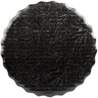 Enjay 8" Black Laminated Corrugated Cake Circle - 200/Case