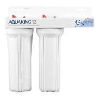 C Pure AQUAKING12 10 inch Dual Cartridge Water Filtration System - 10 Micron Rating and 3 GPM