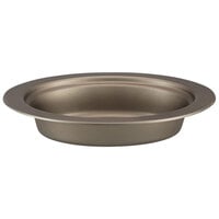 Bon Chef 5299TAUPE HotStone 6 Qt. Taupe Oval Stainless Steel Food Pan - 19" x 11 13/16" x 3 1/2"
