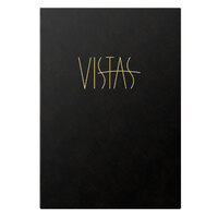 Menu Solutions CD900G Chadwick Collection 11" x 17" Customizable Leather-Like 1 View Booklet Menu Cover