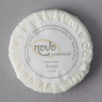 Novo Essentials 0.42 oz. Hotel and Motel Wrapped Round Bath Soap - 1000/Case