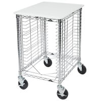Metro RE1P End Load Portable Wire Prep Rack (Unassembled) - 16 Pan Capacity