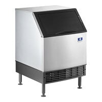 Manitowoc UYF-0140A NEO 26 inch Air Cooled Undercounter Half Dice Cube Ice Machine with 90 lb. Bin - 115V, 137 lb.