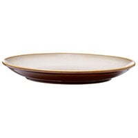 Luzerne Rustic by Oneida 1880 Hospitality L6753066123 7 inch Sama Porcelain Round Coupe Plate - 36/Case
