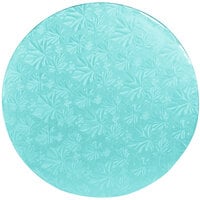 Enjay 1/2-12RBLUE12 12" Fold-Under 1/2" Thick Blue Round Cake Drum