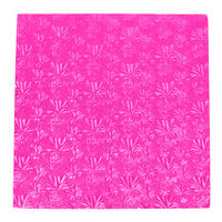 Enjay 1/2-16SPINK12 16" Fold-Under 1/2" Thick Pink Square Cake Drum