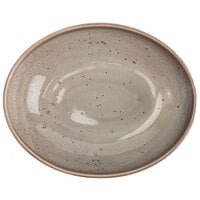 Oneida Terra Verde Natural by 1880 Hospitality F1493015787 29.5 oz. Porcelain Oval Bowl - 24/Case