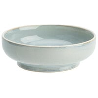 Oneida Studio Pottery Stratus by 1880 Hospitality F1463051293 9 oz. Porcelain Footed Bowl / Ramekin - 24/Case