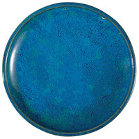 Oneida Studio Pottery Blue Moss by 1880 Hospitality F1468994132 8 1/2" Porcelain Round Plate - 24/Case