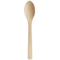 Bamboo by EcoChoice 6 1/2 inch Compostable Bamboo Spoon - 100/Pack