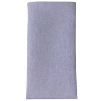 Snap Drape 54242020NH002 Solid Blue Chambray Cloth Napkins, 20" x 20" - 12/Pack