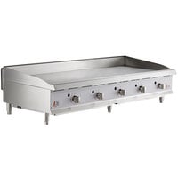 Cooking Performance Group GT-CPG-60-NL 60" Gas Countertop Griddle with Thermostatic Controls - 150,000 BTU