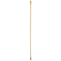 Barfly M37033GD 17 1/8" Gold Plated Double End Stirrer