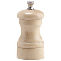Chef Specialties 04350 Professional Series 4" Customizable Capstan Natural Maple Pepper Mill
