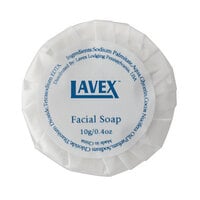 Lavex 0.4 oz. Hotel and Motel Round Wrapped Face Soap - 1000/Case
