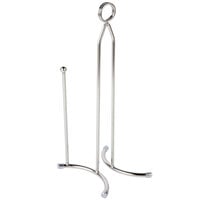 American Metalcraft PTCC 5 1/2" x 4 1/2" x 13" Stainless Steel Curved Wire Paper Towel Holder with Card Holder