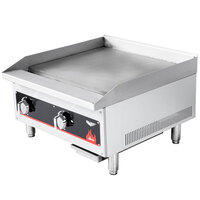 Vollrath 40720 Cayenne 24" Flat Top Gas Countertop Griddle - Manual Control