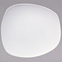 Luzerne Stage by Oneida 1880 Hospitality L5750000125 7 1/4" x 6 1/2" Warm White Porcelain Plate - 36/Case