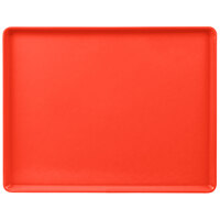 Cambro 1418D510 14" x 18" Signal Red Dietary Tray - 12/Case