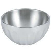 Vollrath 47685 24 oz. Double Wall Round Fluted Serving Bowl